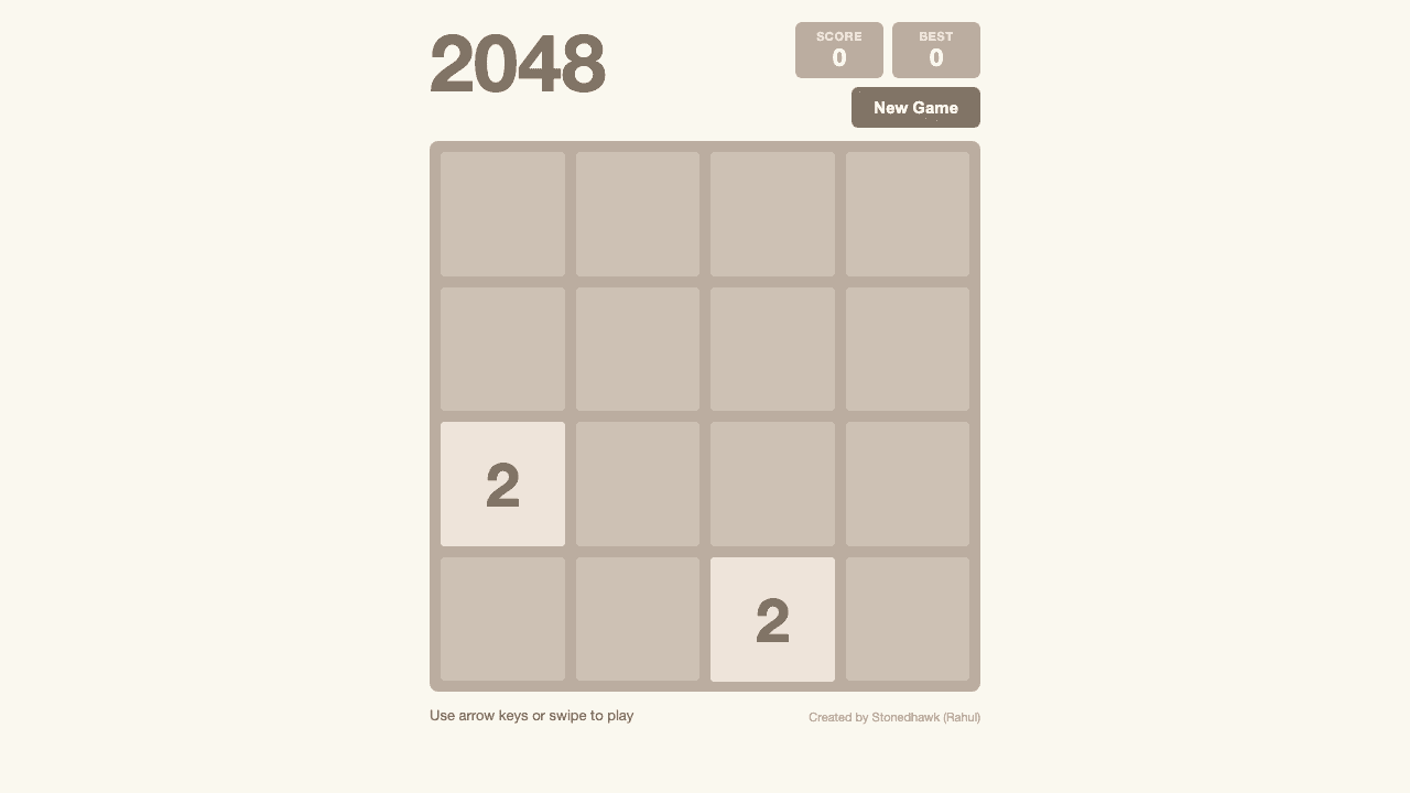 2048 Clone screenshot