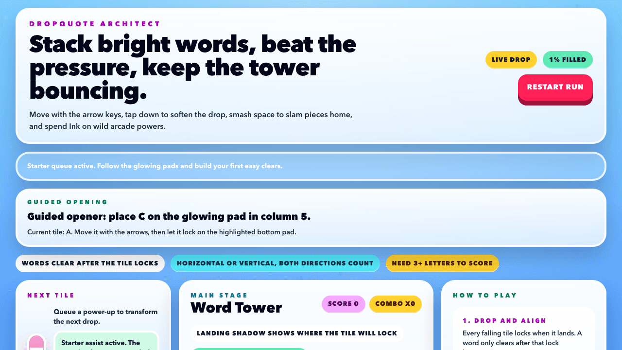 Dropquote Architect screenshot